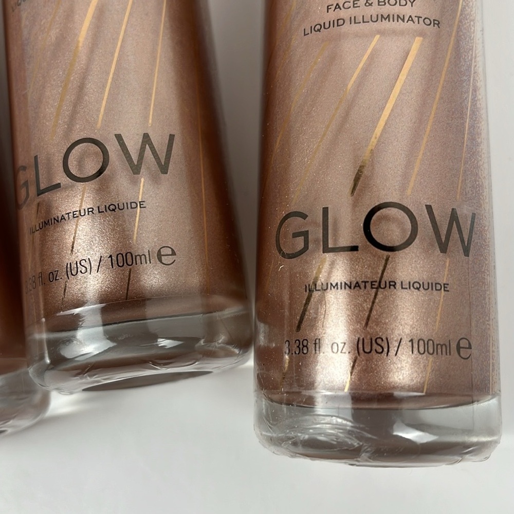 Liquid Illuminator Rose Gold Face and Body Highlighter Revolution 3pc Bundle - Picture 3 of 7